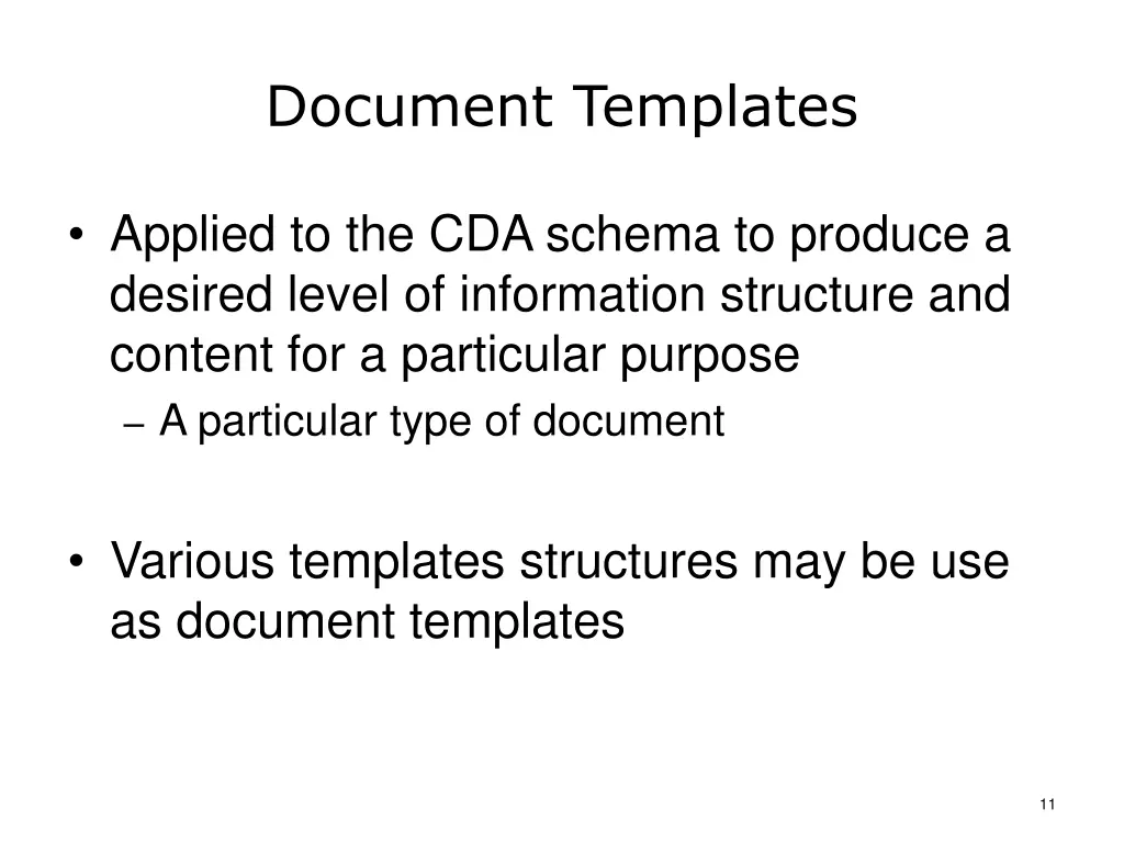 document templates