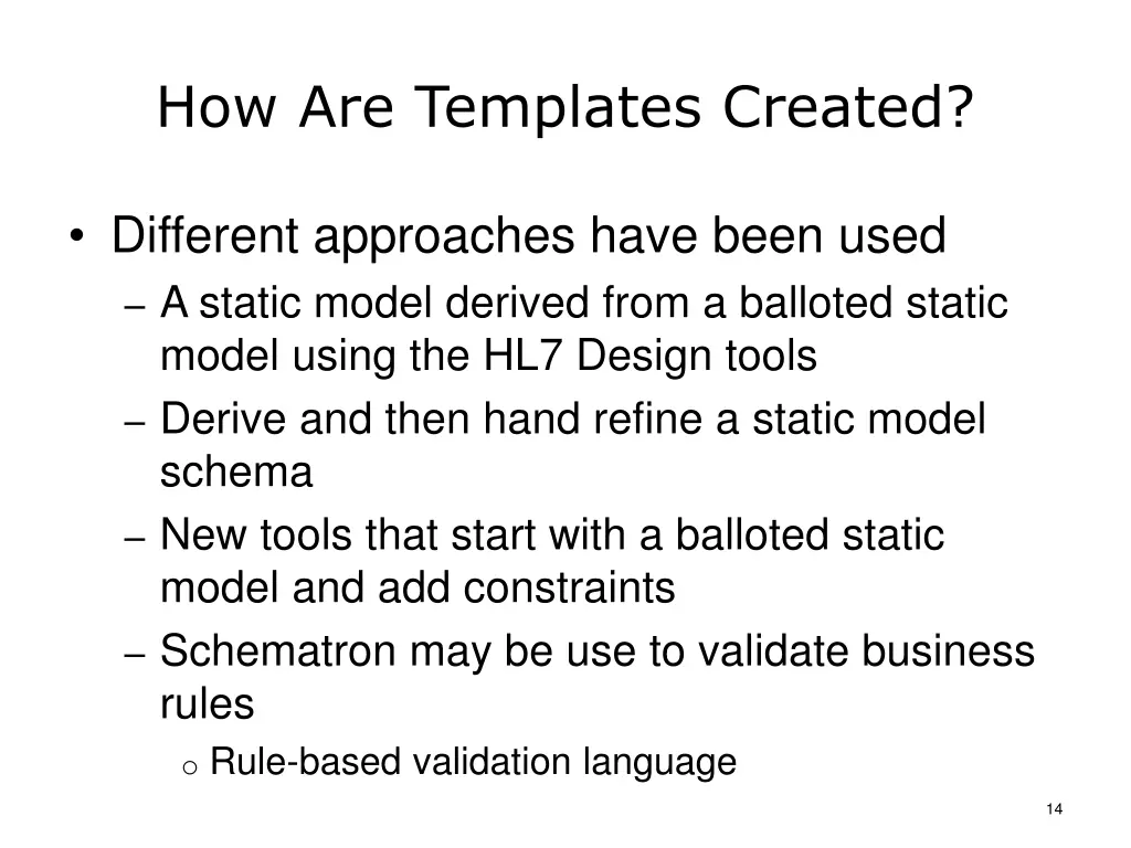 how are templates created