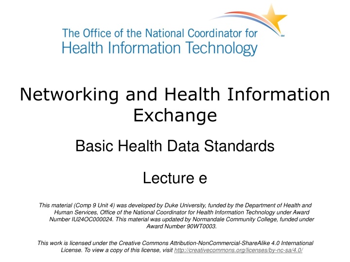 networking and health information exchange