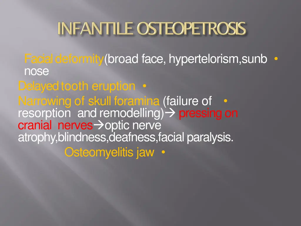 facial deformity broad face hypertelorism sunb