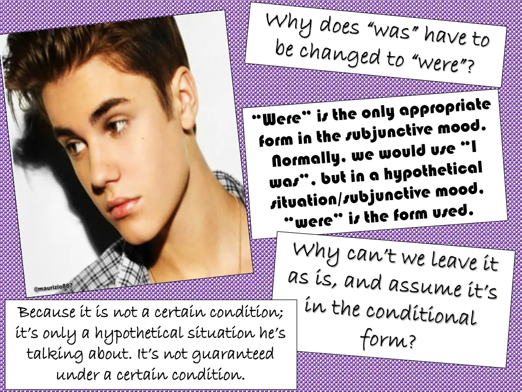 because it is not a certain condition because
