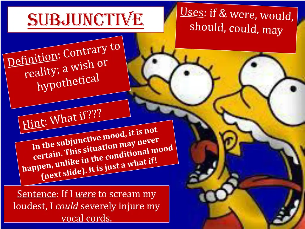 subjunctive