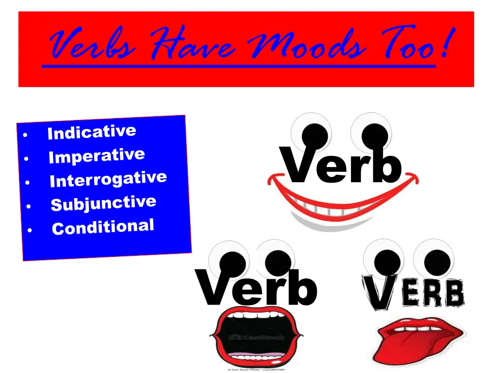 verbs have moods too