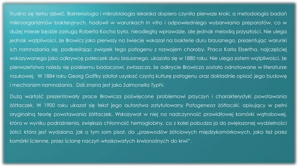 trudno si temu dziwi bakteriologia