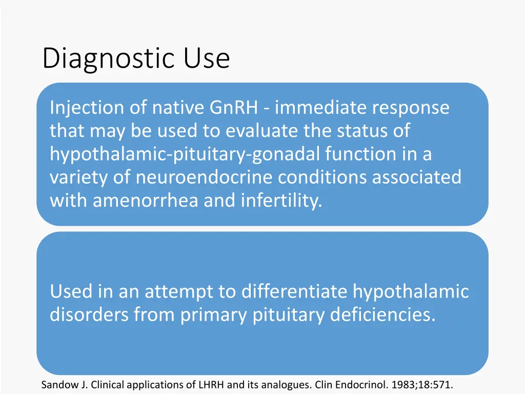 diagnostic use