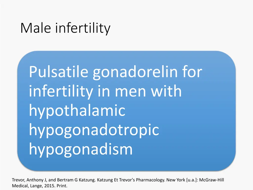 male infertility