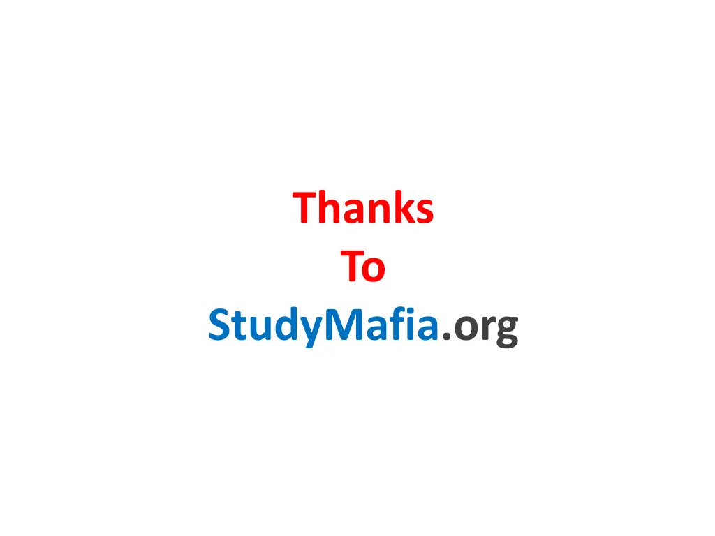 thanks to