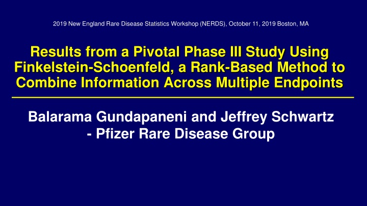 2019 new england rare disease statistics workshop