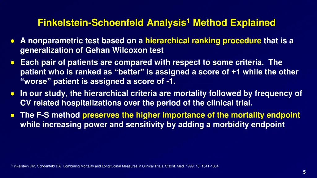 finkelstein schoenfeld analysis 1 method explained