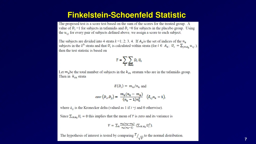 finkelstein schoenfeld statistic