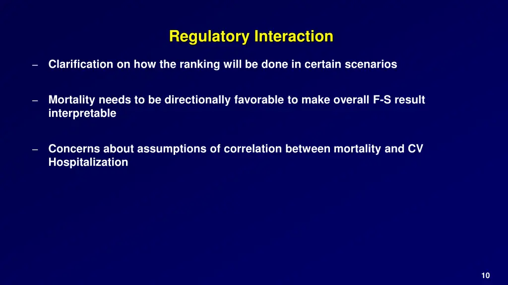 regulatory interaction