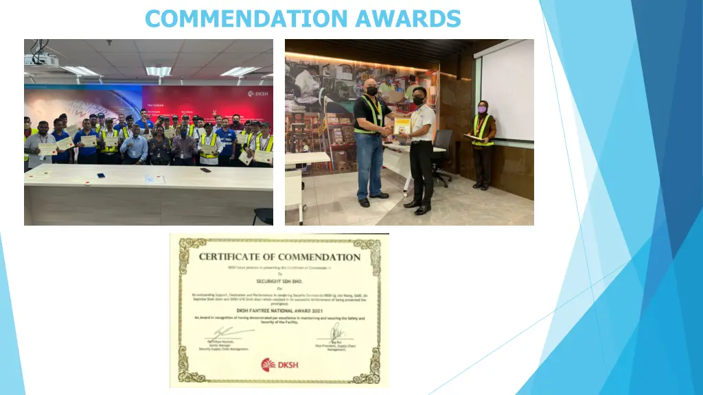 commendation awards