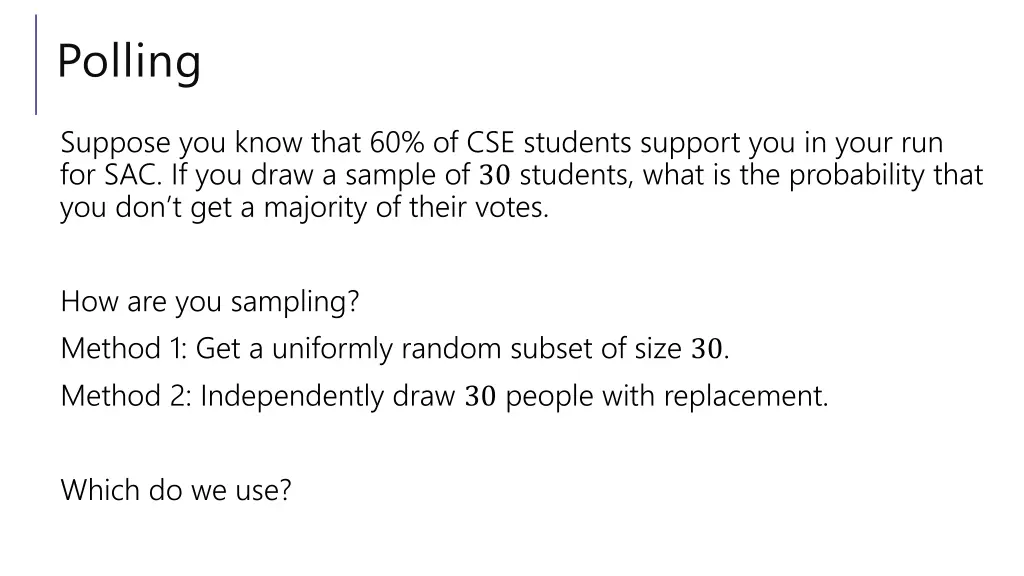polling 1