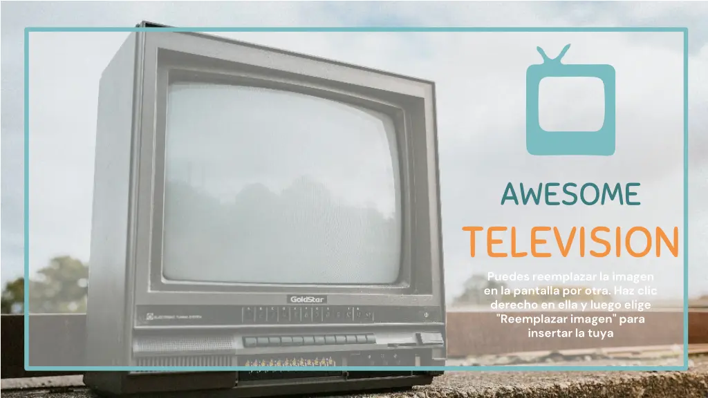 awesome television puedes reemplazar la imagen