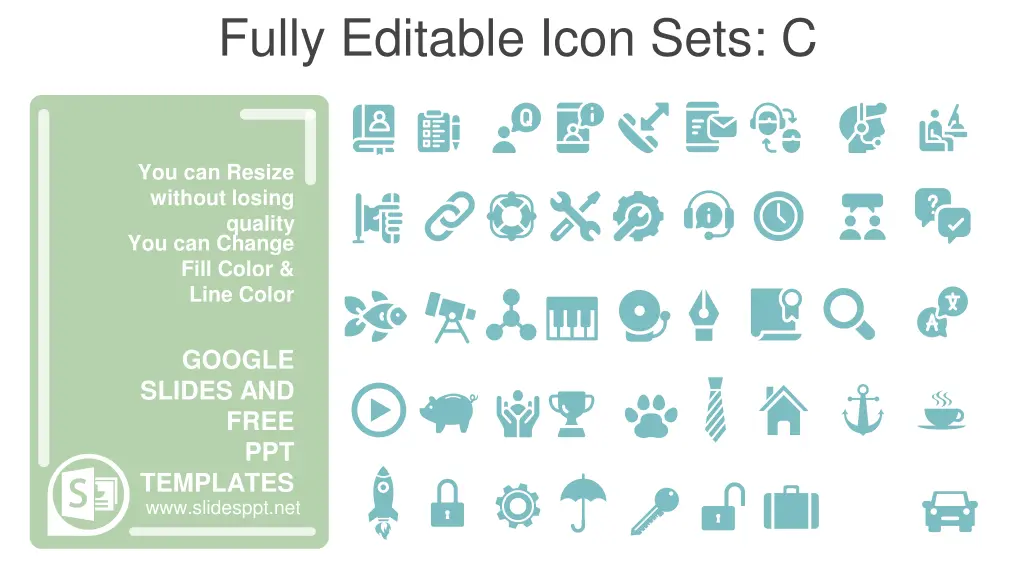 fully editable icon sets c