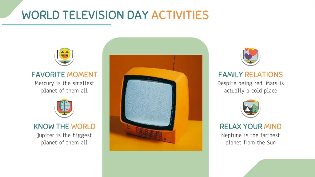world television day activities