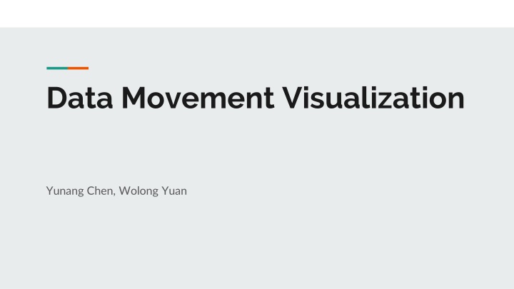 data movement visualization