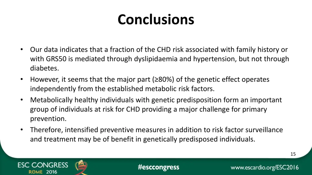 conclusions