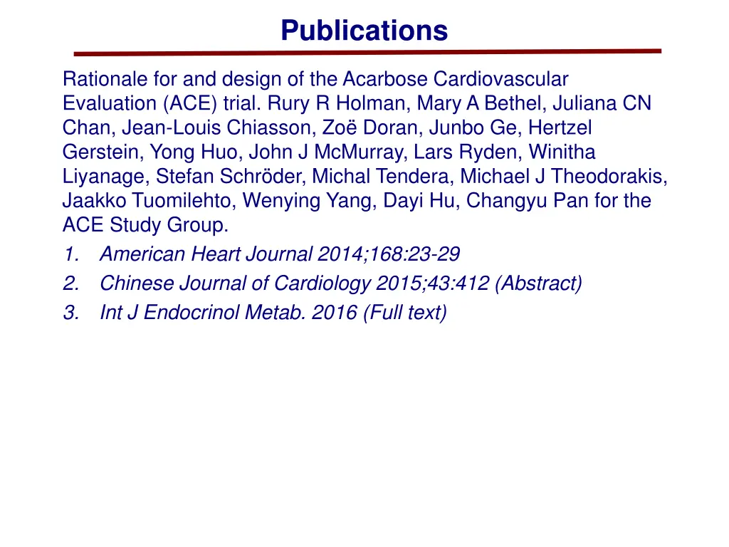 publications