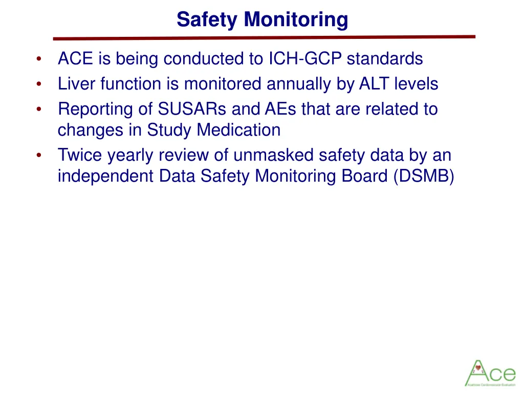 safety monitoring