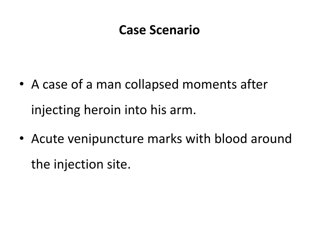 case scenario