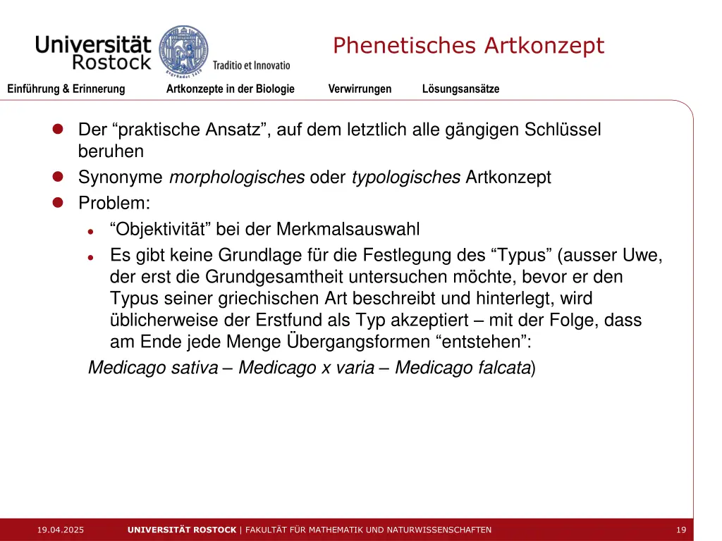 phenetisches artkonzept