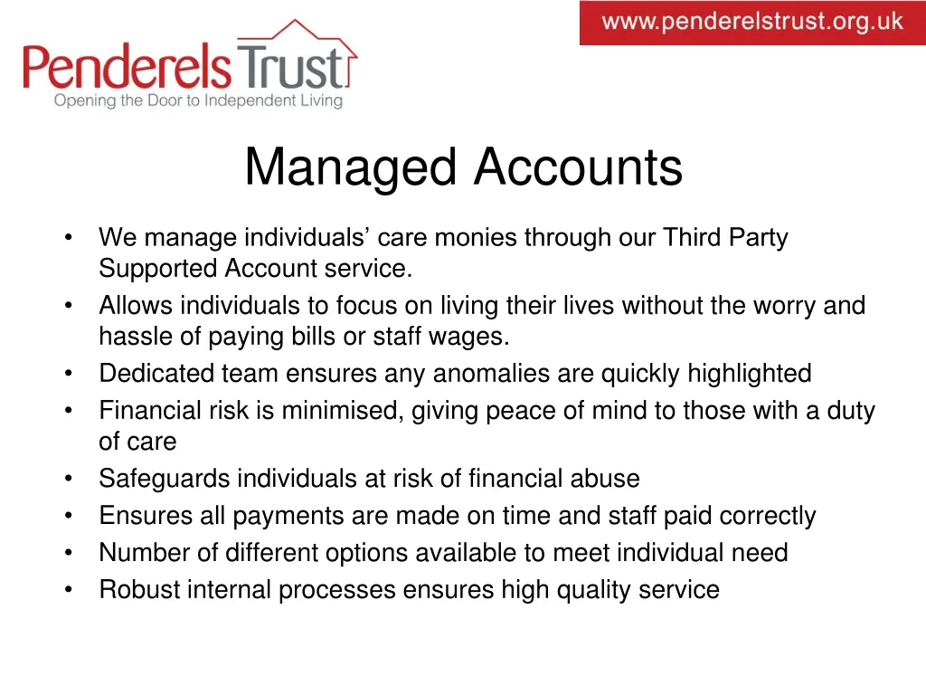 managed accounts