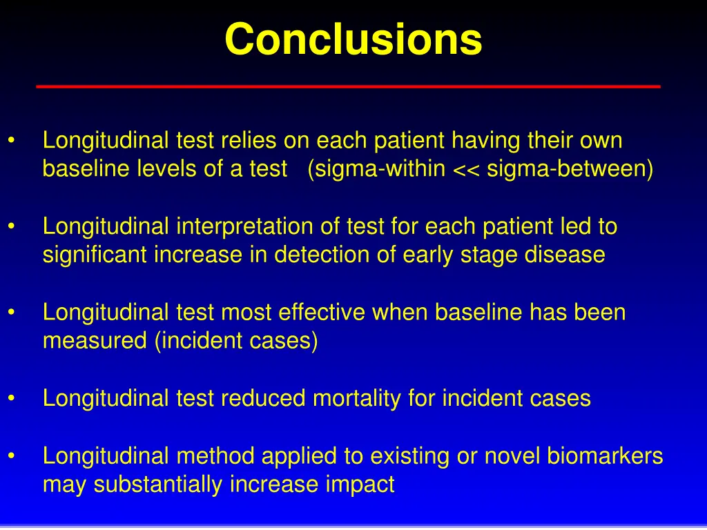 conclusions