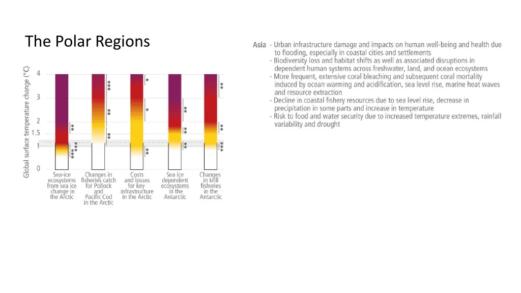 the polar regions