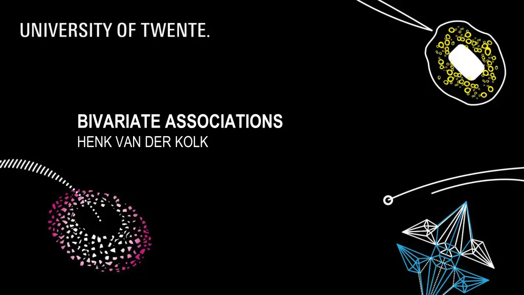 bivariate associations henk van der kolk