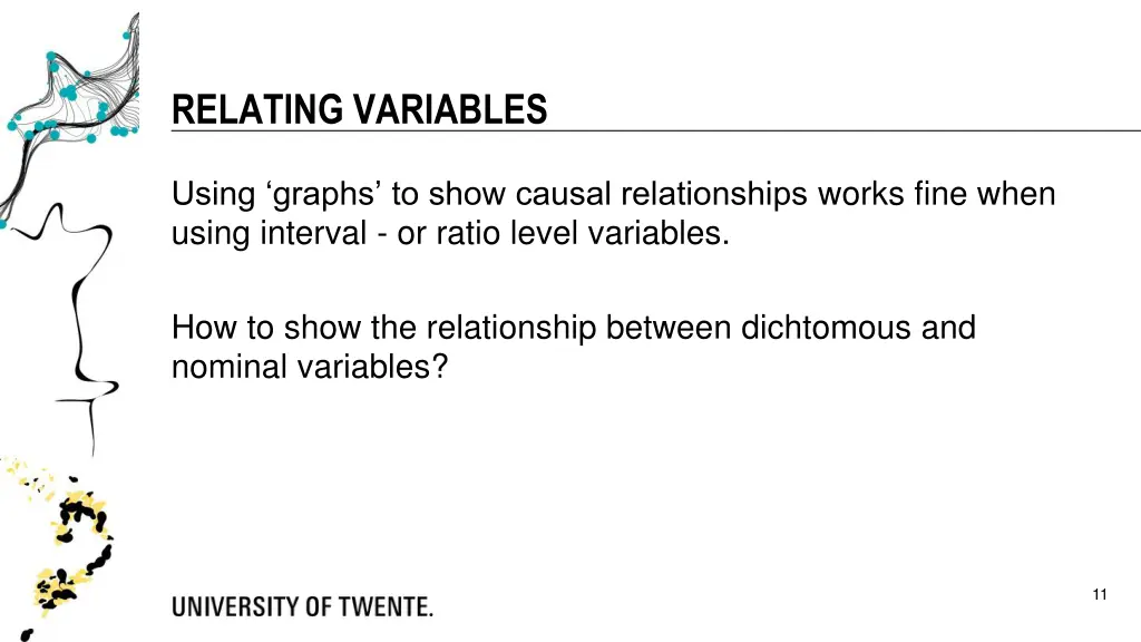 relating variables