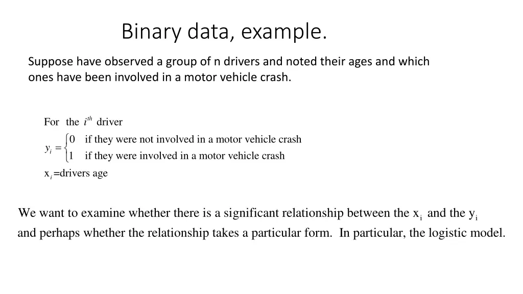 binary data example