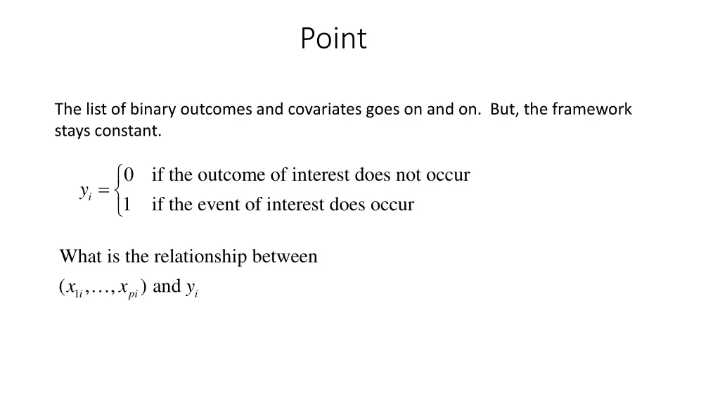 point