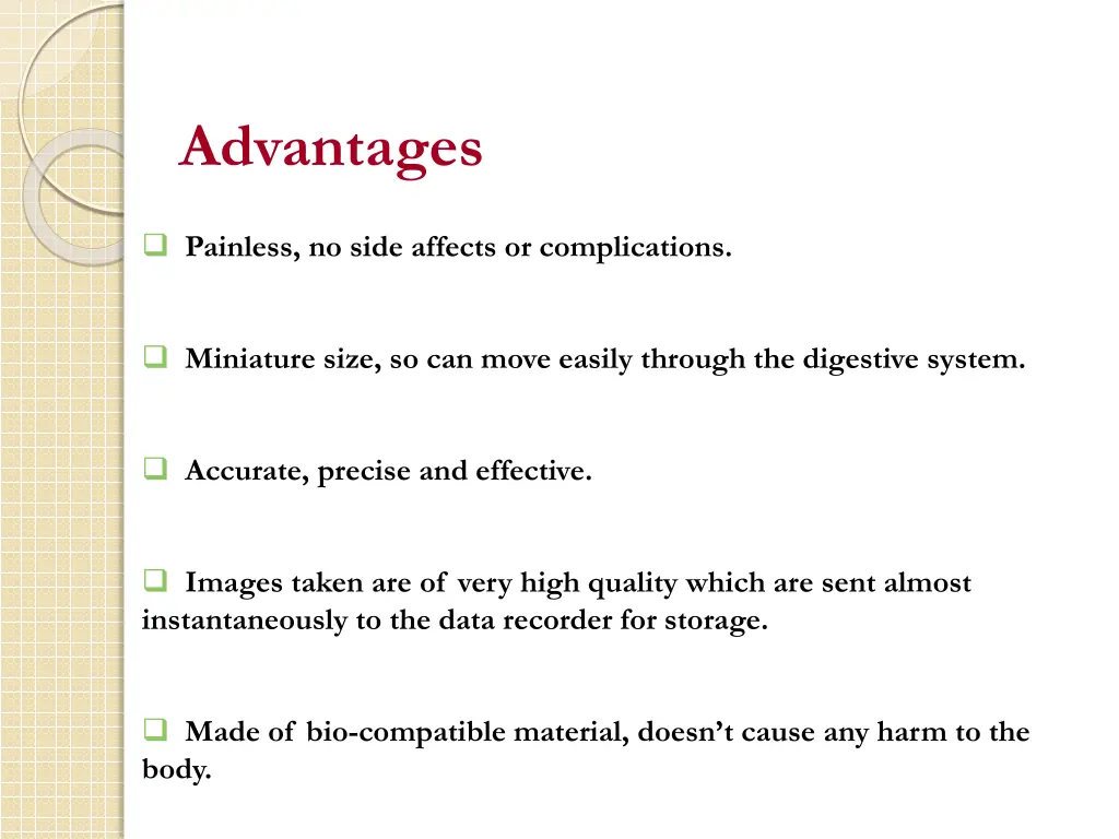 advantages