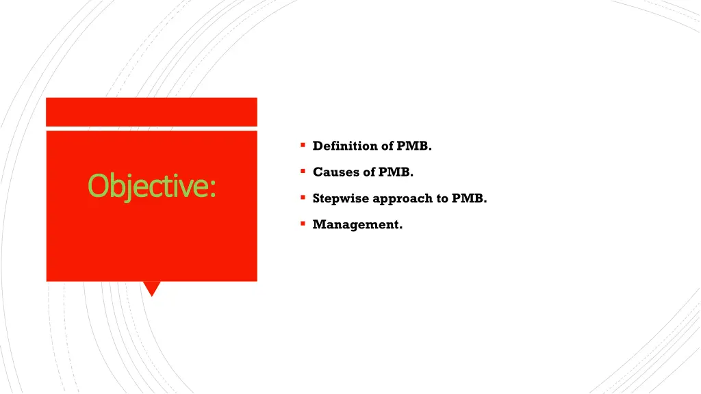 definition of pmb