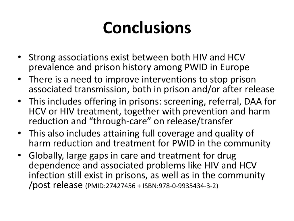 conclusions