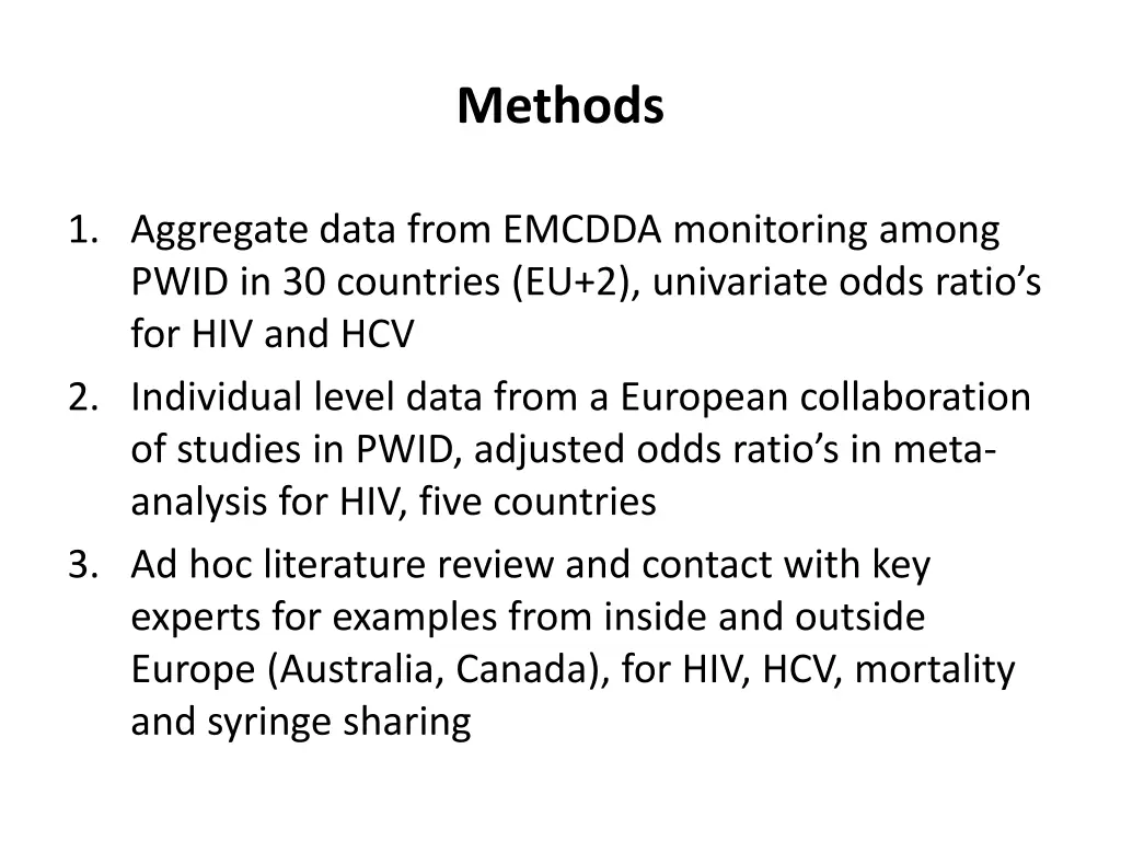 methods