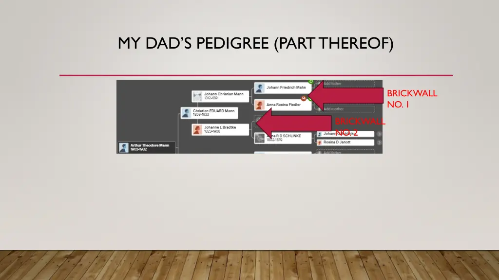 my dad s pedigree part thereof 1