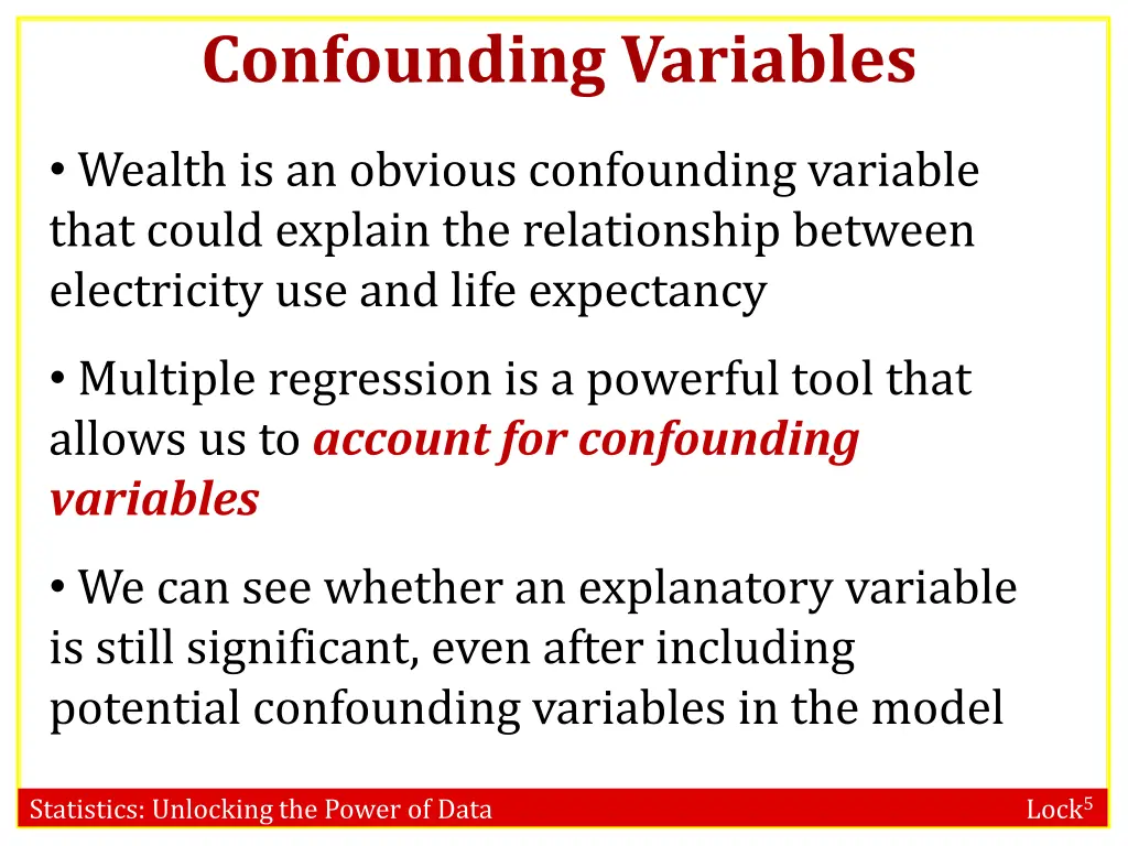 confounding variables