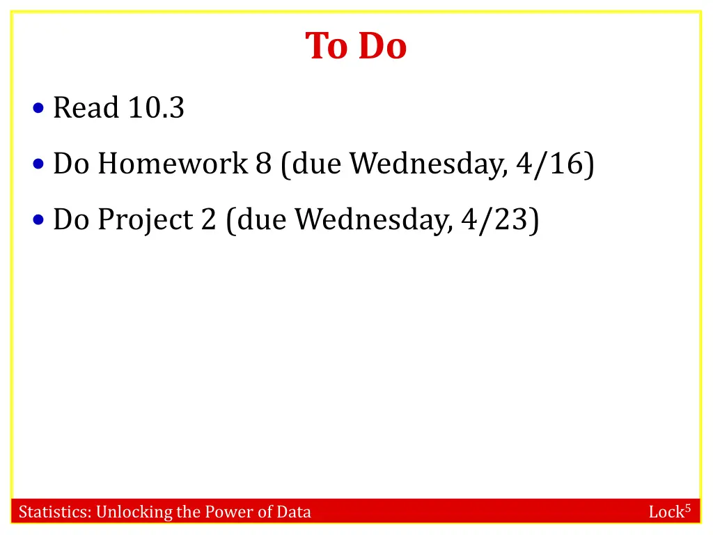 to do