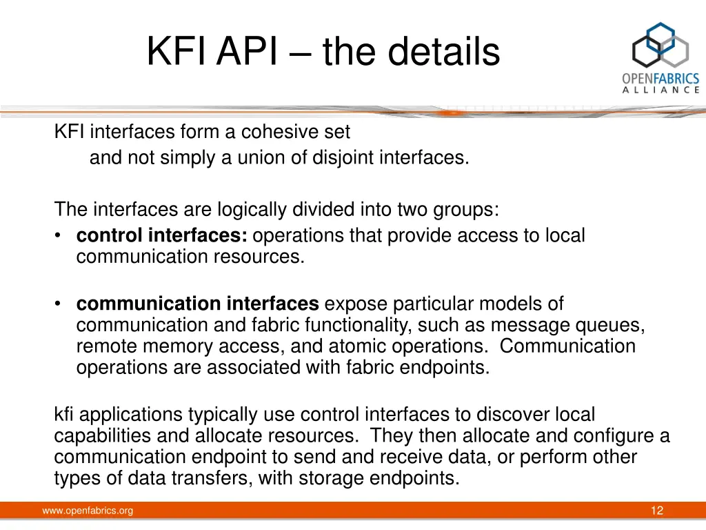 kfi api the details