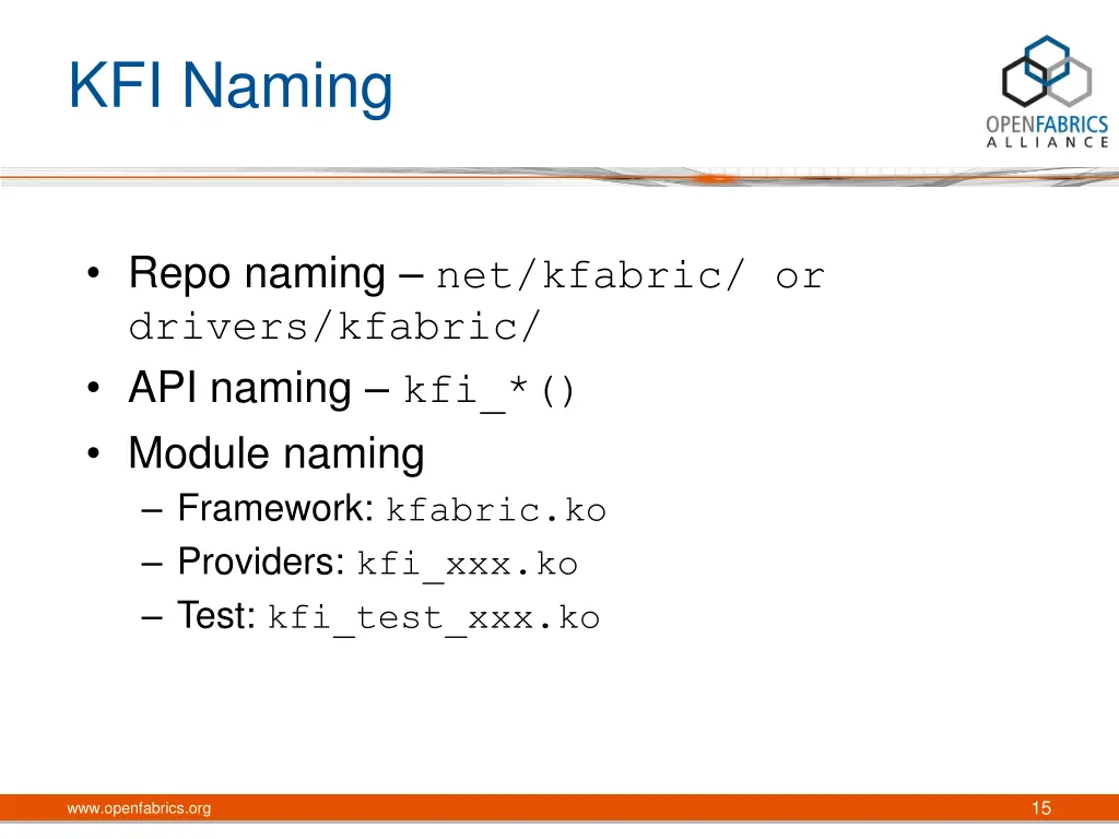 kfi naming