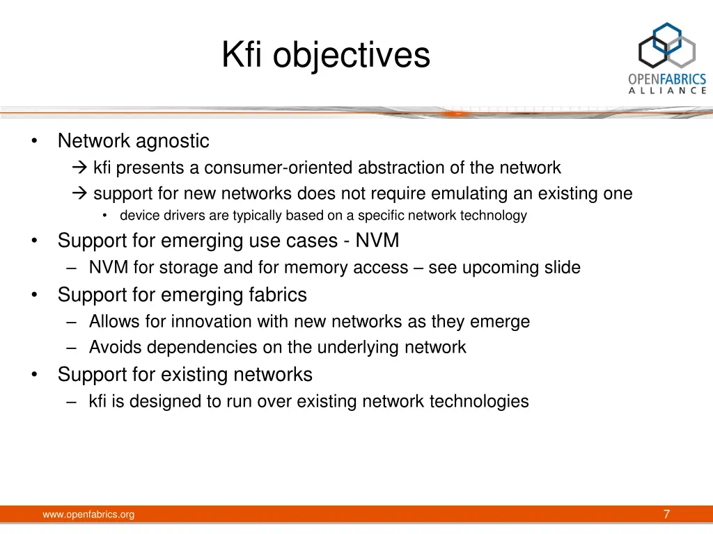 kfi objectives