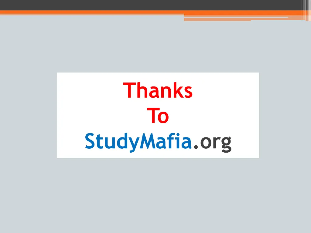 thanks to
