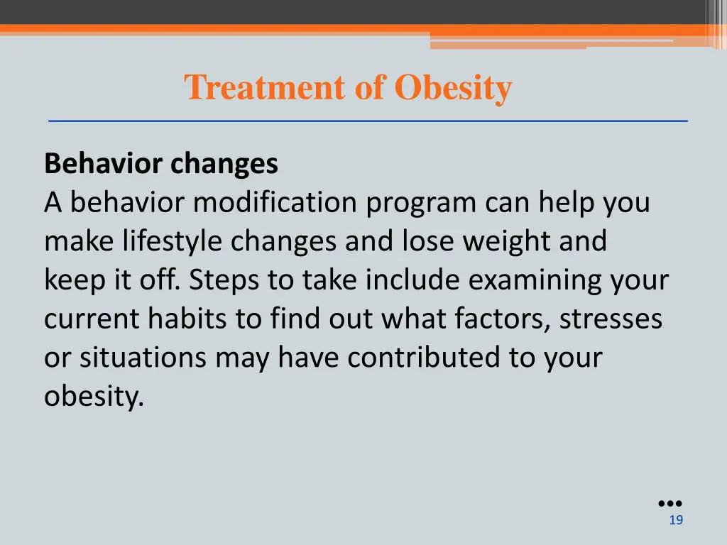 treatment of obesity 1