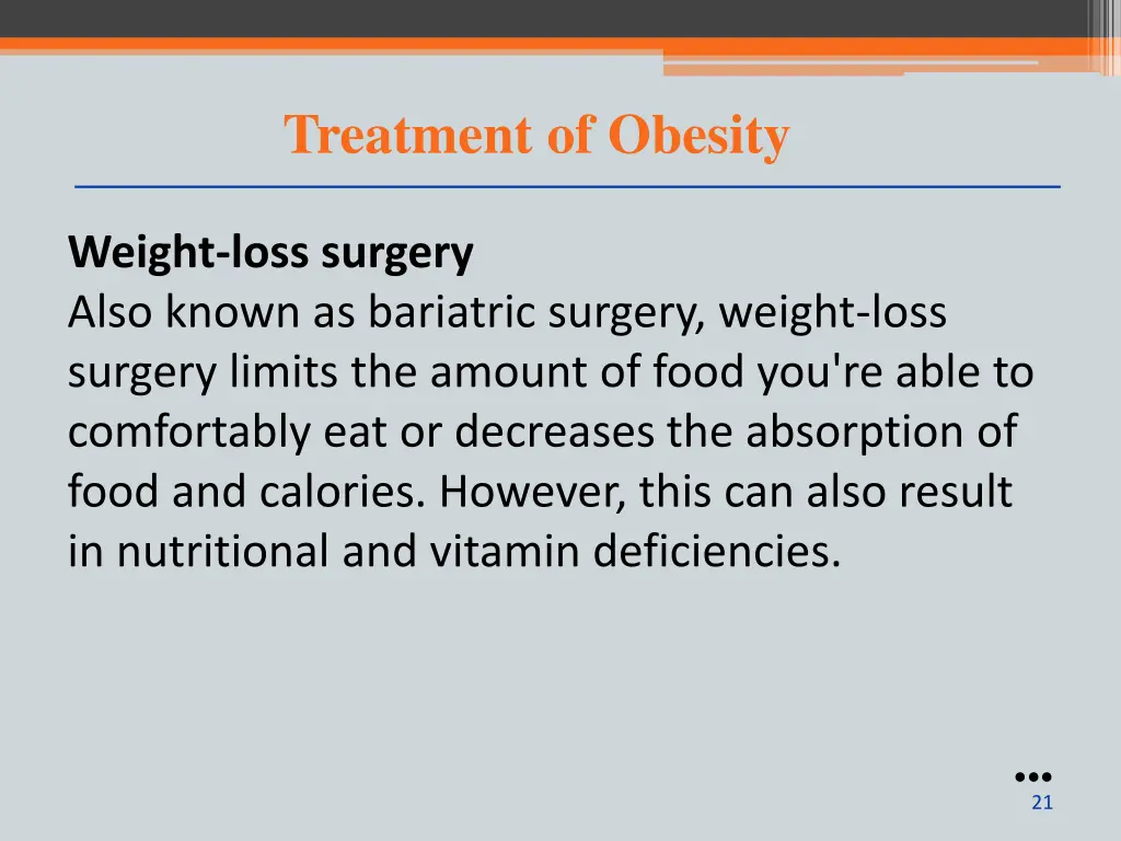 treatment of obesity 3