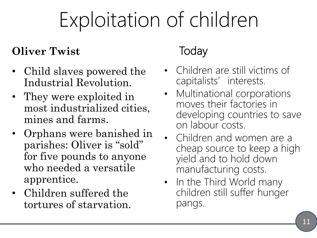 exploitation of children