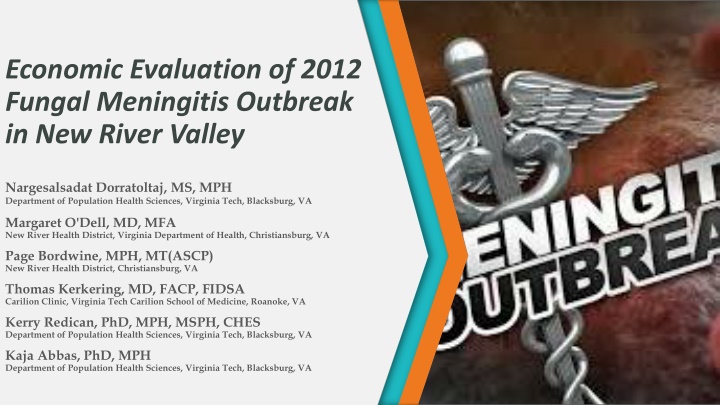 economic evaluation of 2012 fungal meningitis
