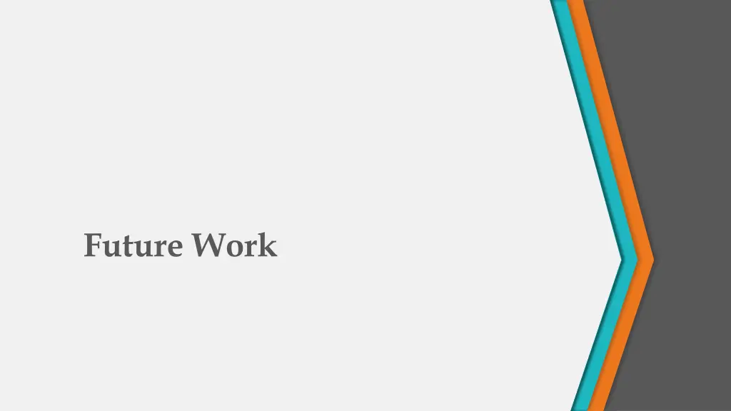 future work