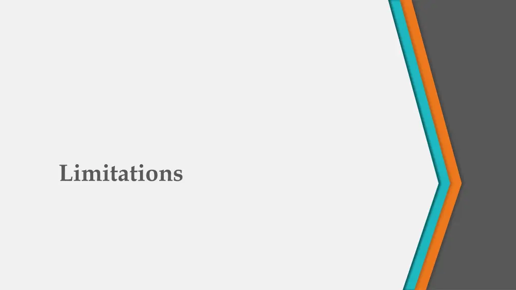 limitations